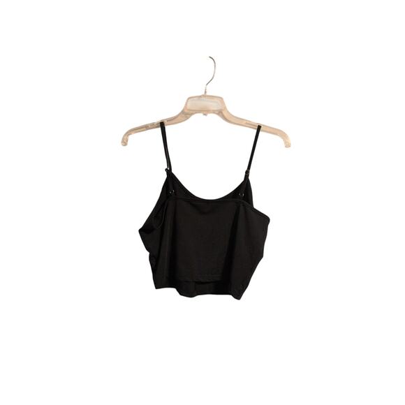 Romwe Skeleton Crop Top – Black & White, Adjustable Straps, Size Large - Picture 3 of 4